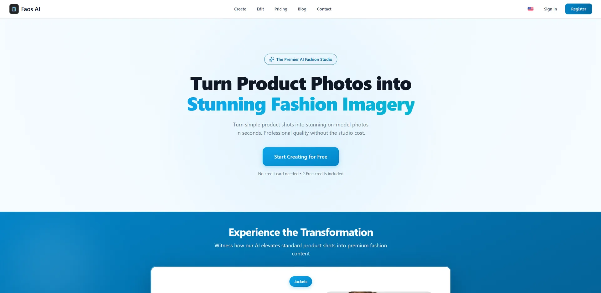 FAOS AI Fashion Studio